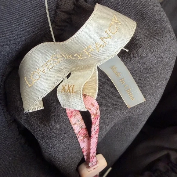 LOVESHACKFANCY Callaia Dress in Black - Picture 11 of 13